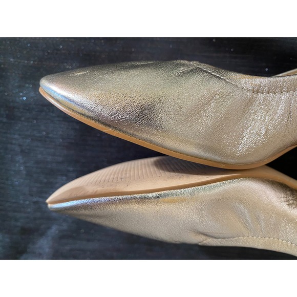 ALDO Ballet-style Block Heel Kerari Pump in Metallic Silver, size 7 - Picture 10 of 12